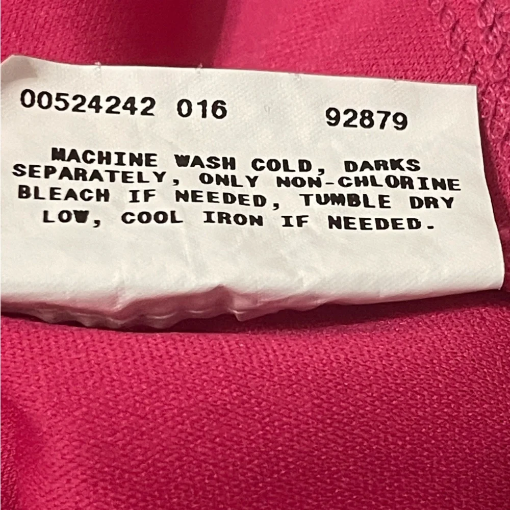 I.N. San Francisco Formal Hot Pink Dress White Straps & Bow Girls Size 10 π - Picture 4 of 16